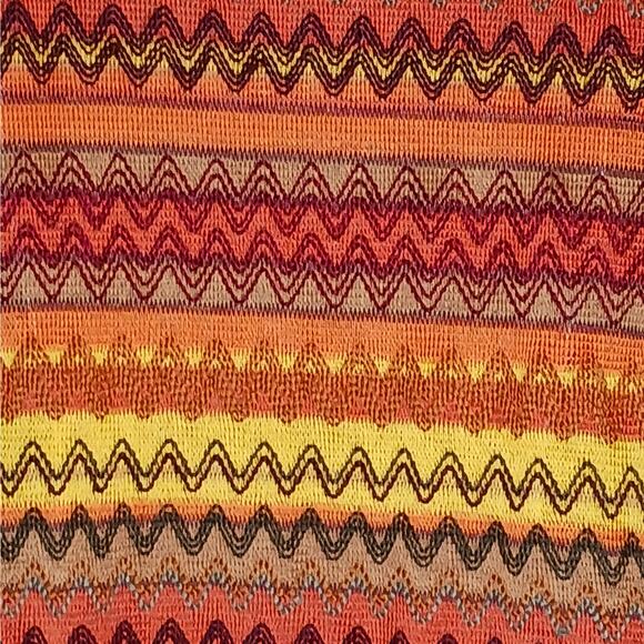 Doe & Rae Zig Zag Embroidered Cardigan Sz L - Picture 5 of 10